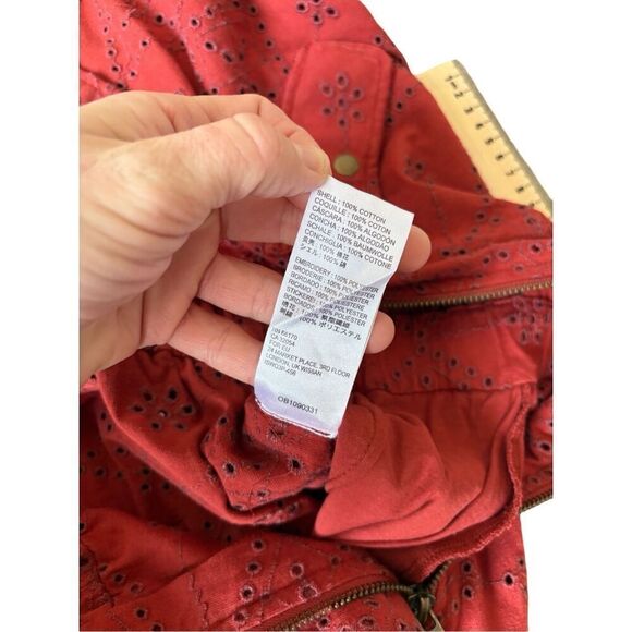 Free People Set The Tone Jumpsuit size 0 Terracota Brick Red - Picture 15 of 16